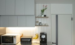 新築マンションリノベーションのキッチン施工イメージ