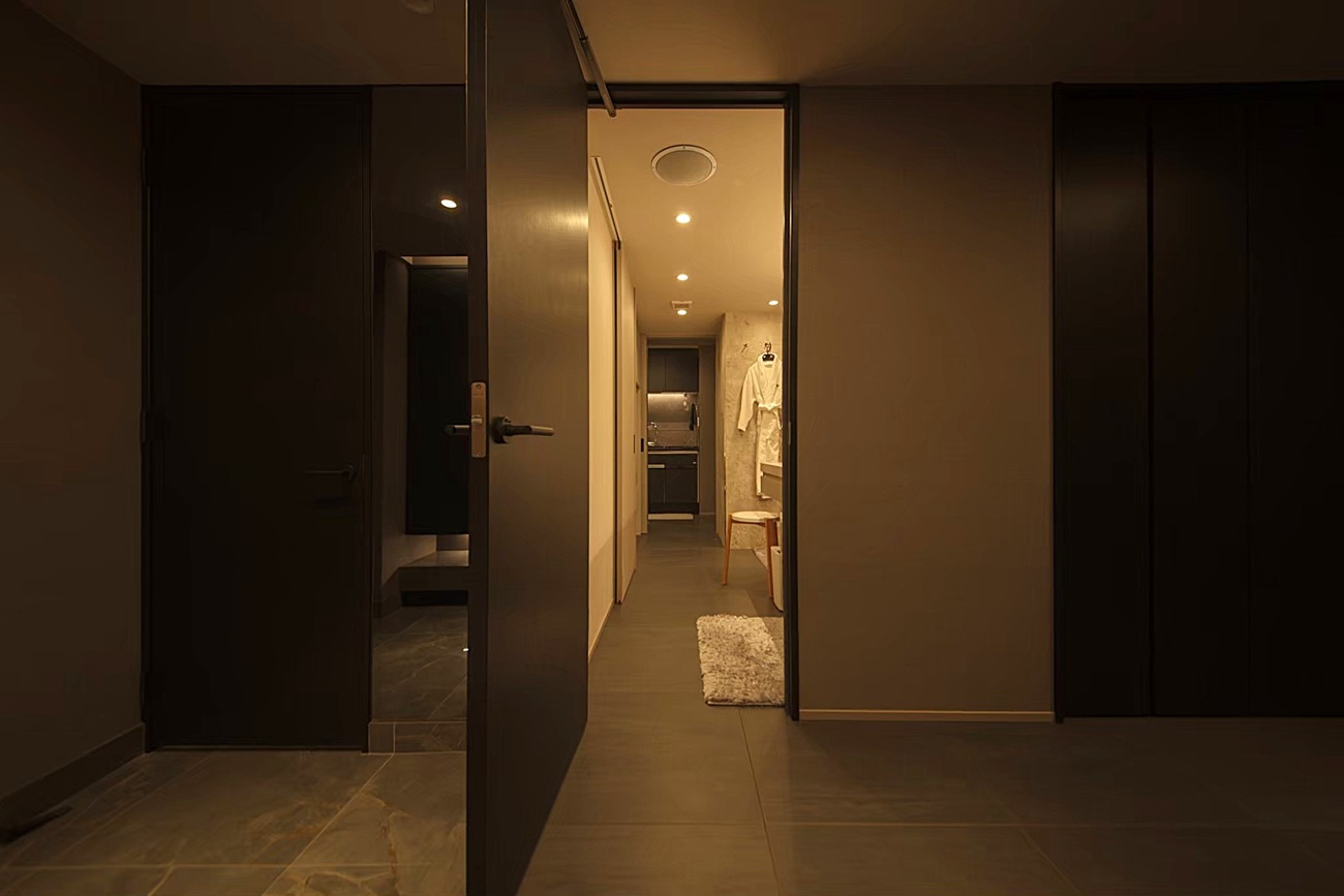 施工事例 M邸|キッチン 動線 全体