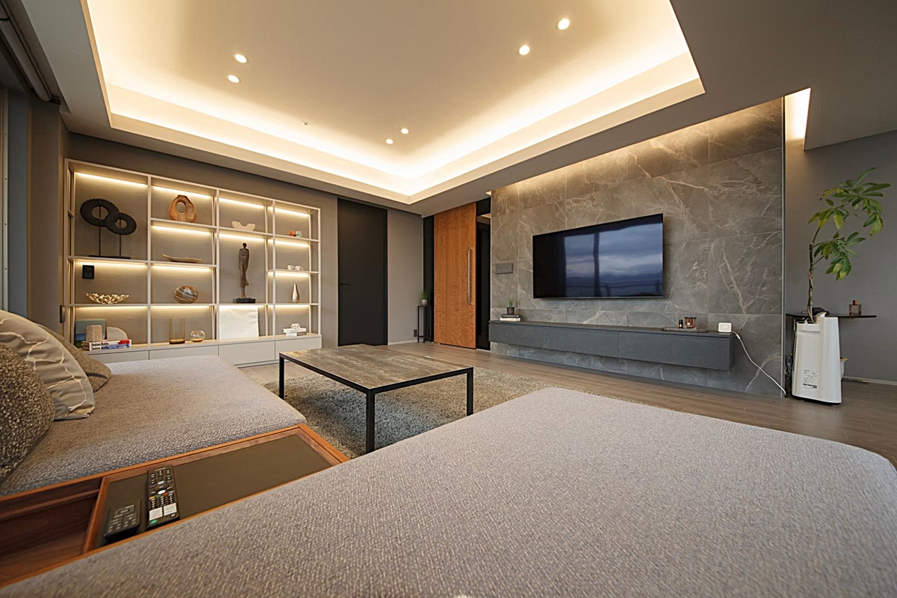 施工事例 M邸|リビング 照明