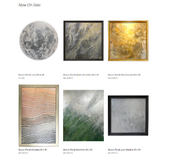 世界にひとつだけのアート”イタリア漆喰の絵画「スタッコパネル」を本社に飾りました