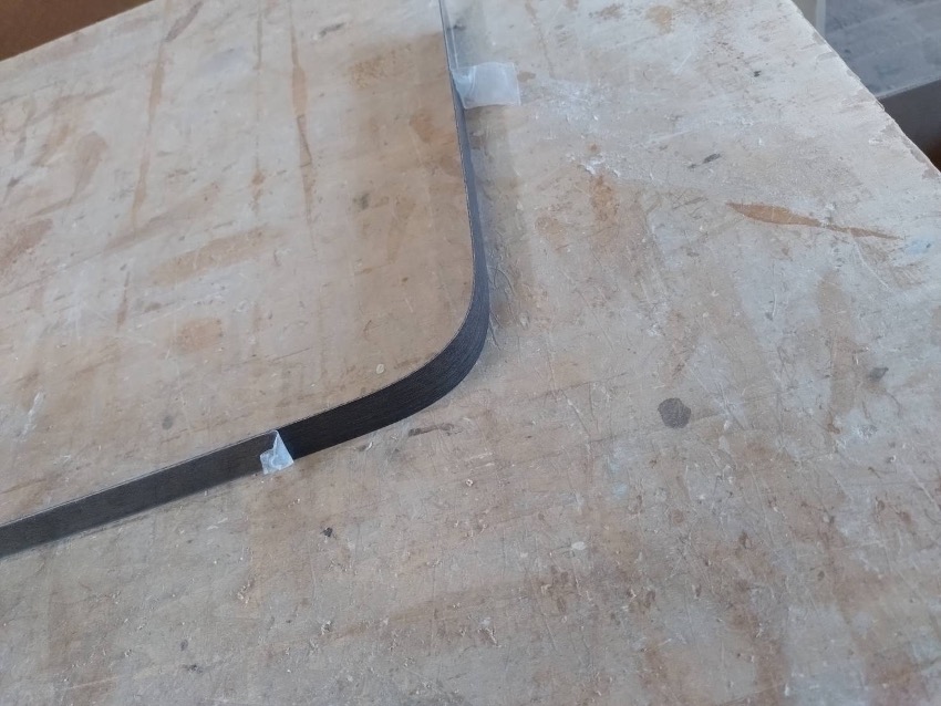 家具職人の日常｜メラミンを曲げる その２